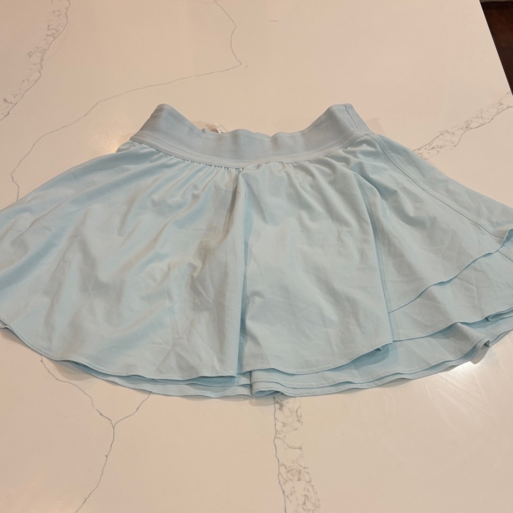 Lululemon Athletica Sky Blue High-Low Skirt